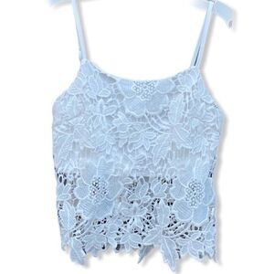 Pure Hype Lace Camisole White